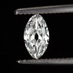 0.68ct RARE OLD MARQUISE CUT F VS DIAMOND ANTIQUE LOOSE ESTATE 2/3 CARAT NATURAL