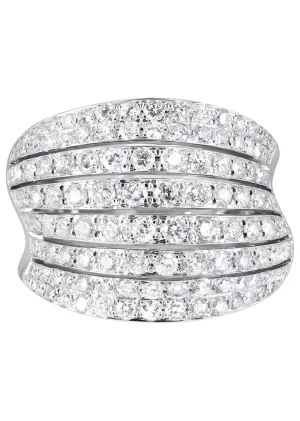 14K Ladies Diamond Cocktail Ring | 2.28 Carats | 9.5 Grams