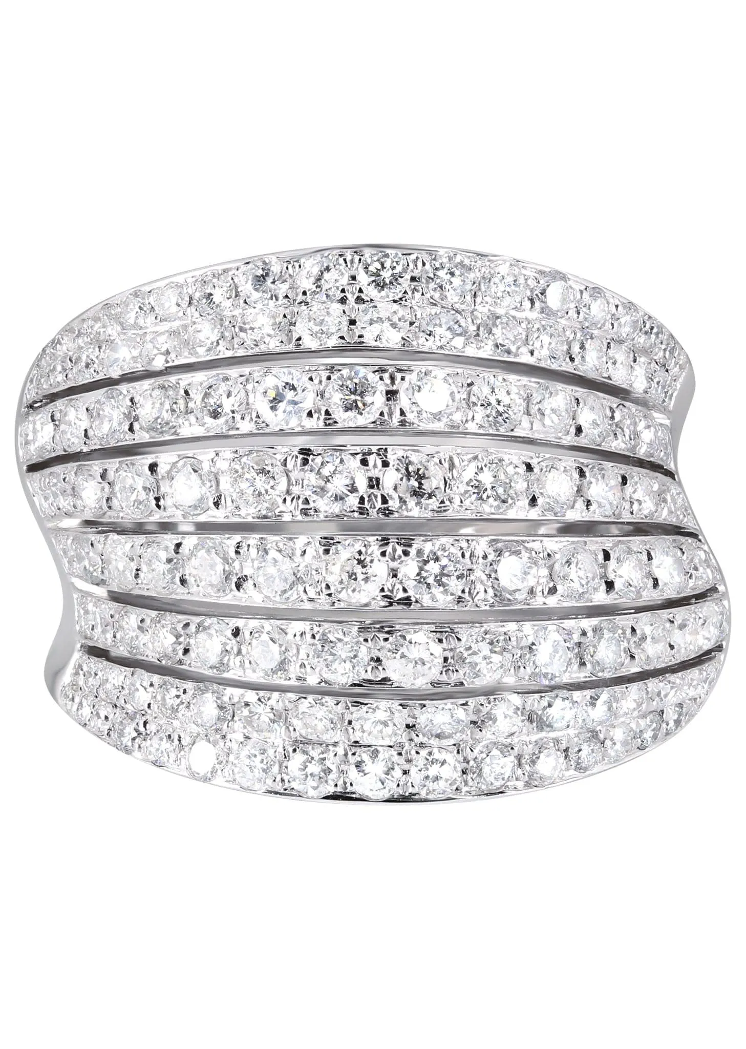 14K Ladies Diamond Cocktail Ring | 2.28 Carats | 9.5 Grams