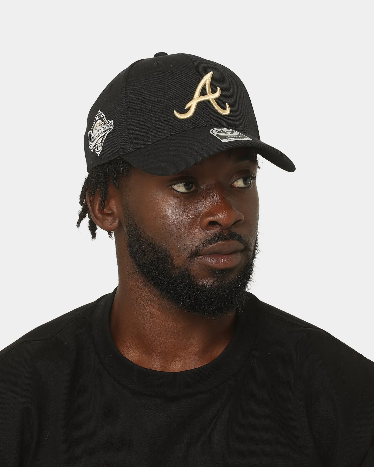 47 Brand Atlanta Braves Sure Shot 47 MVP DT Snapback Black