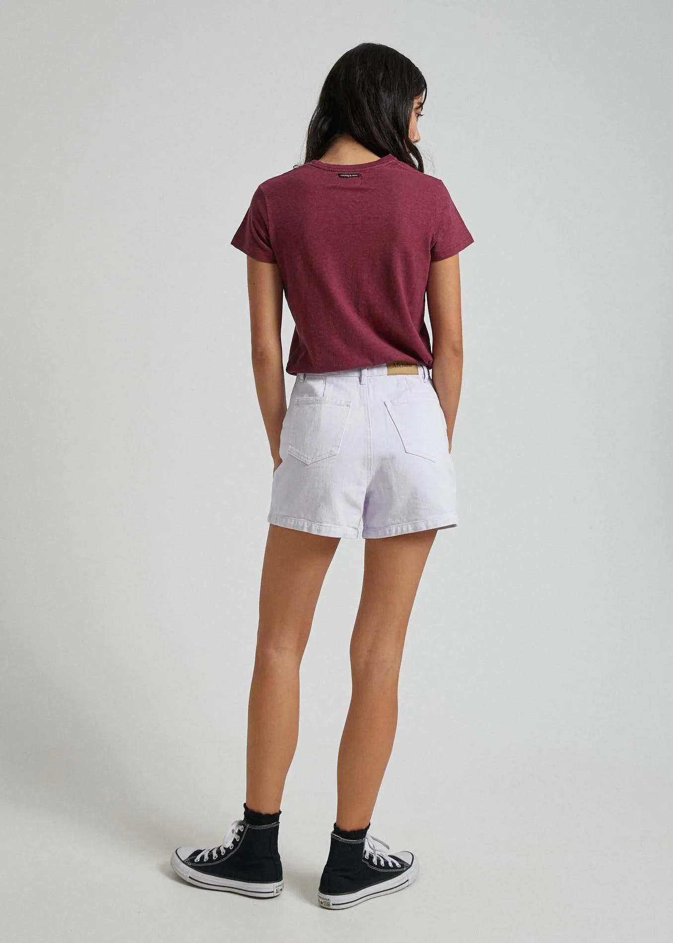 Afends Womens Hemp Basics - Standard Fit Tee - Port