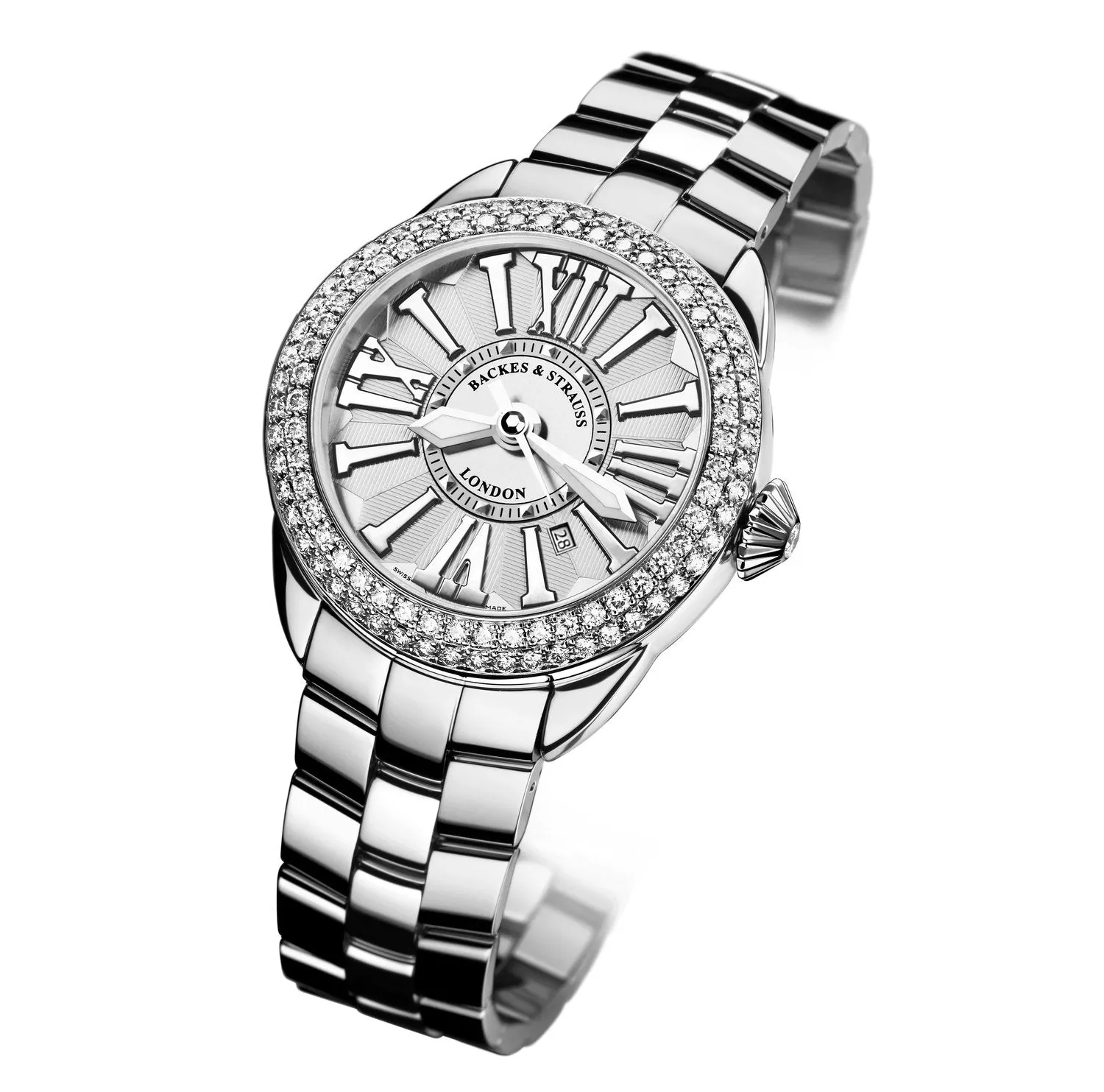 Backes & Strauss - Piccadilly 40 Diamond Automatic | PC40MAD2RSP.ST.WWR.SS