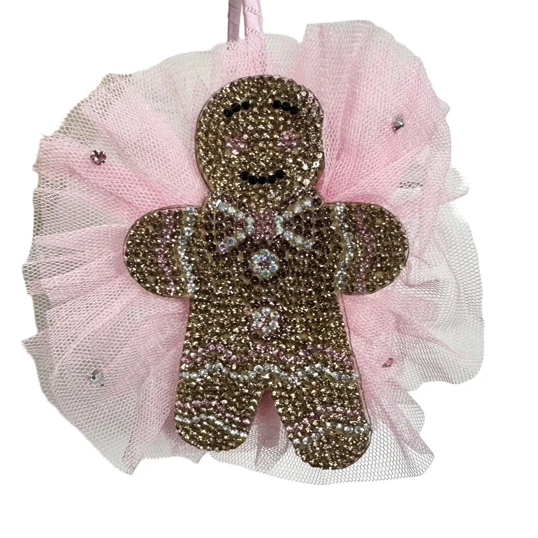 Bari Lynn Gingerbread Tulle Skinny Headband