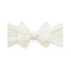 BBB Cable Knit Knot Headband in Ivory