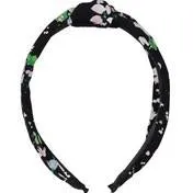 Blossom Black Floral Headband