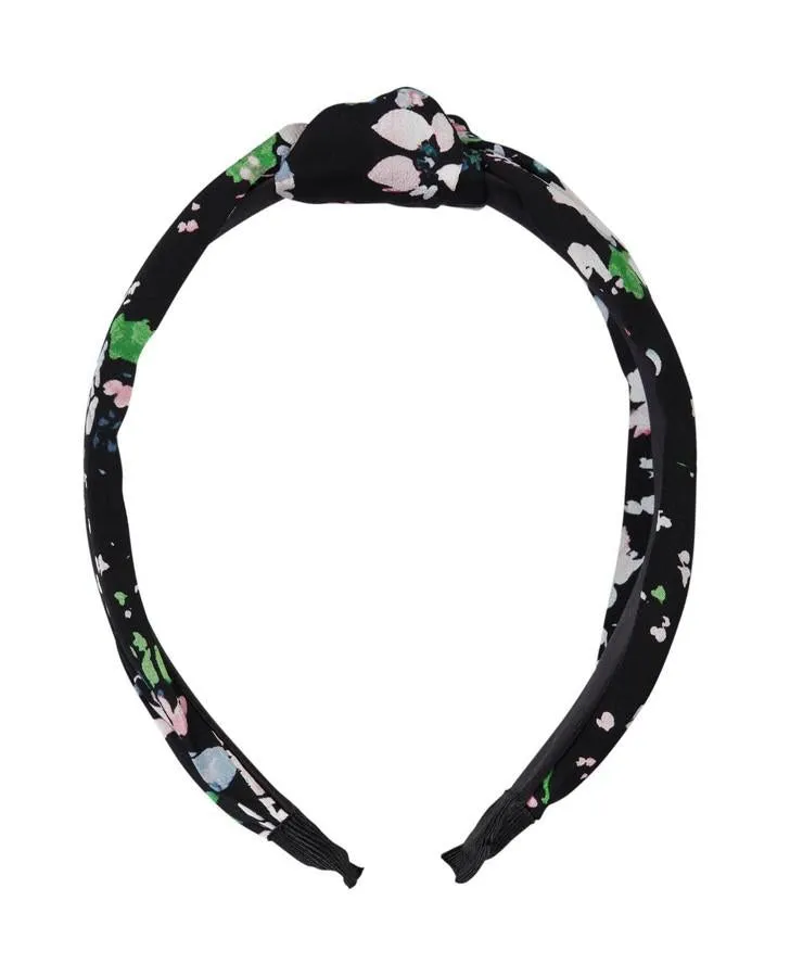 Blossom Black Floral Headband