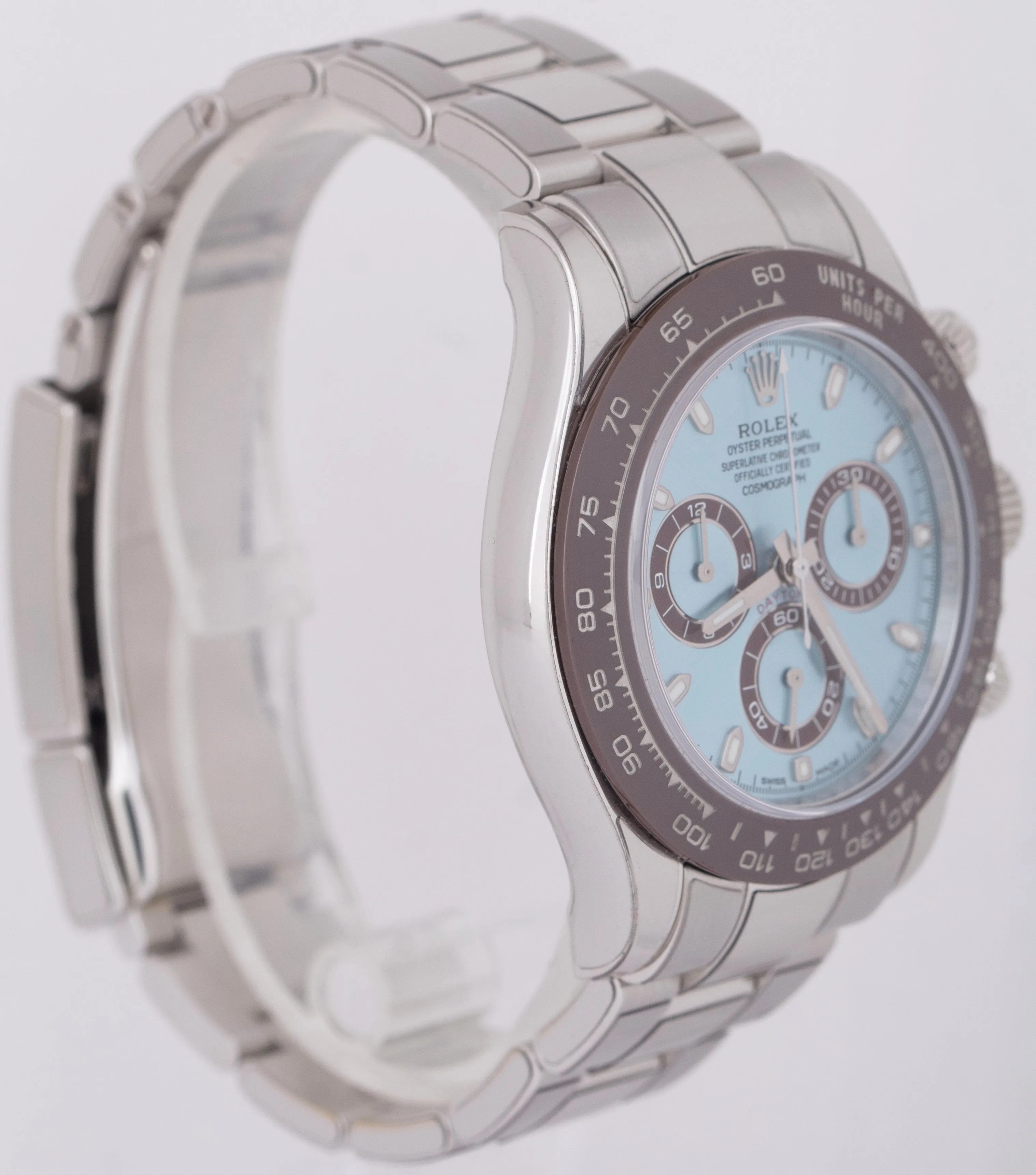 BRAND NEW PAPERS Rolex Daytona GLACIER ICE BLUE 40mm 950 Platinum 116506 BOX