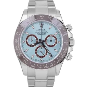 BRAND NEW PAPERS Rolex Daytona GLACIER ICE BLUE 40mm 950 Platinum 116506 BOX