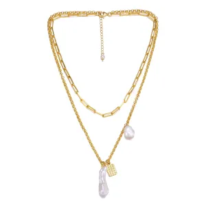 Brigitte Freshwater Pearl Layered Necklace