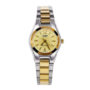 Casio LTP-1253SG-9A Two Tone Stainless Steel Watch for Women