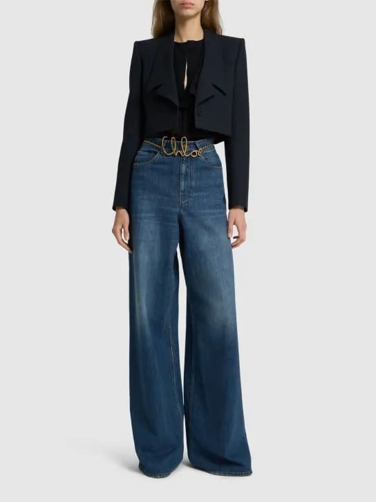 Chloé   Sheer silk long sleeve shirt 