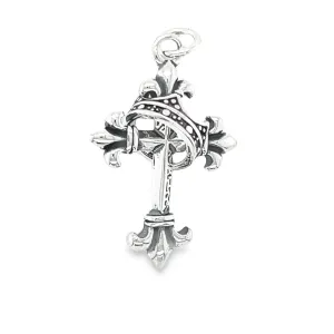 D483 Cross With Crown Pendant