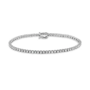 Diamond Tennis Bracelet (12.00 ct.) 4.20 mm 4-Prongs Setting in 14K Gold