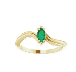 Emerald Marquise Ring