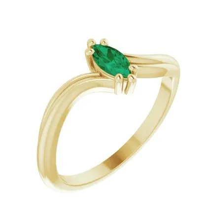 Emerald Marquise Ring