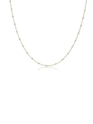 enewton Classic Simplicity Chain Pearl Bead Choker: 2mm