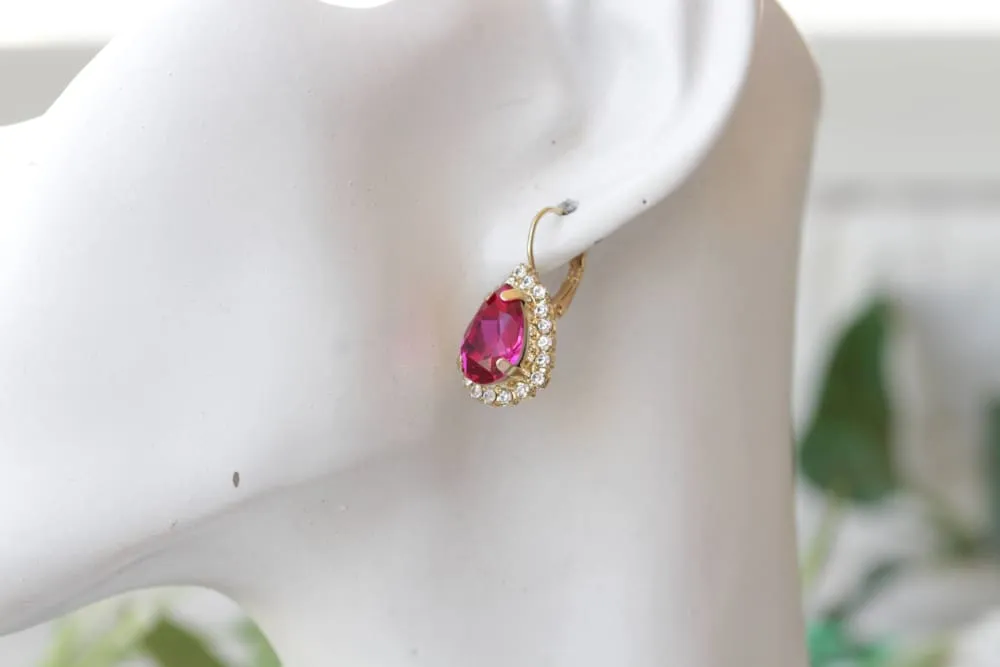 FUCHSIA EARRINGS