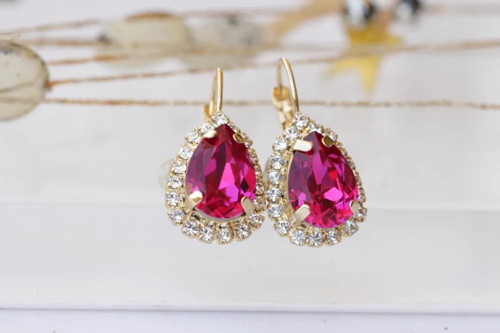 FUCHSIA EARRINGS