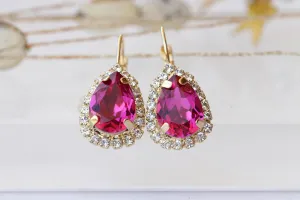 FUCHSIA EARRINGS