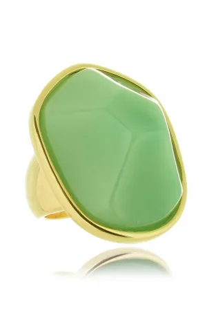 KENNETH JAY LANE ZELDA Mint Resin Ring