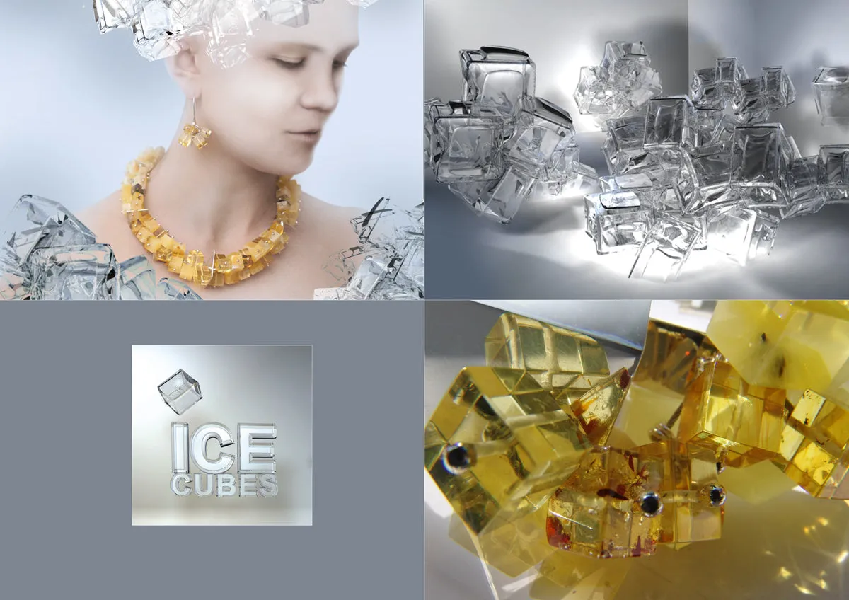 Mariusz Gliwinski - Ambermoda - ICE CUBE COLLECTION Rings IC12