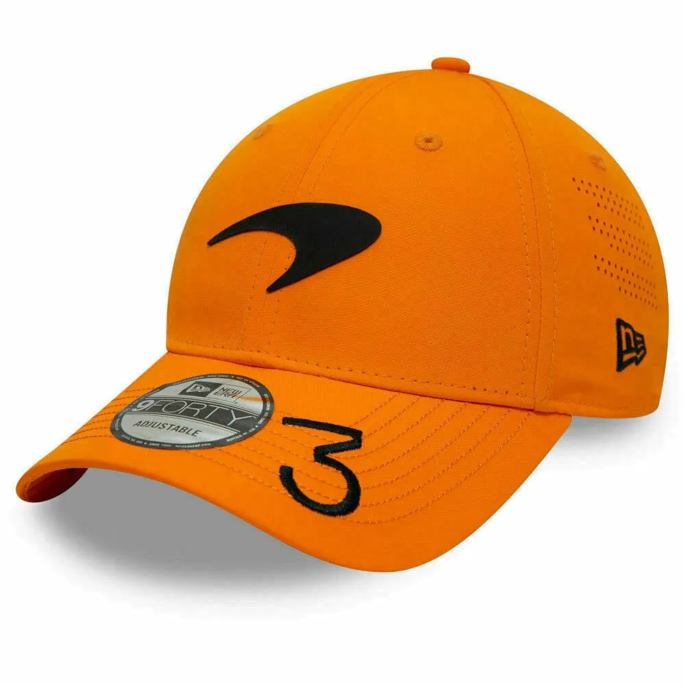 McLaren F1 New Era 9Forty Daniel Ricciardo Team Baseball Hat - Papaya