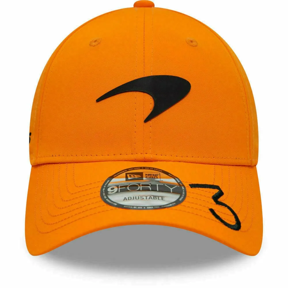 McLaren F1 New Era 9Forty Daniel Ricciardo Team Baseball Hat - Papaya