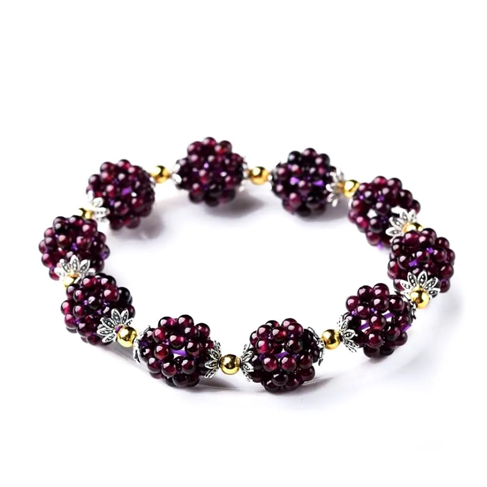 Natural Garnet Healing Bracelet