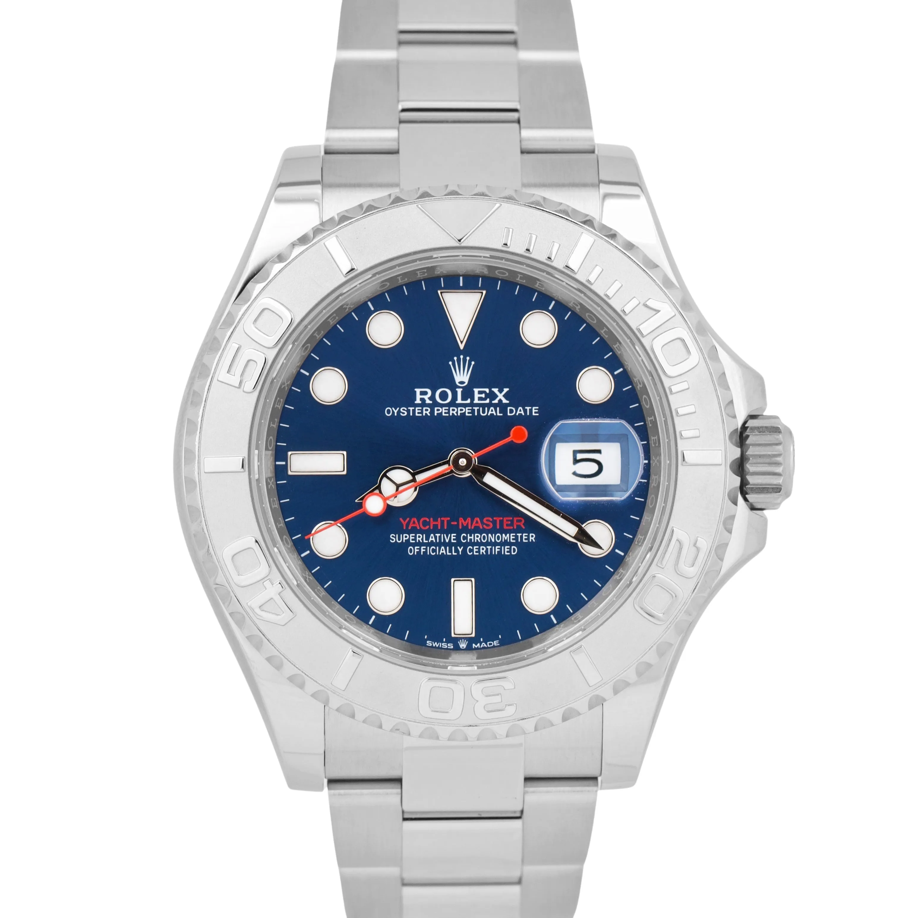 NEW APRIL 2023 PAPERS Rolex Yacht-Master 40mm BLUE Stainless Steel 126622 B P