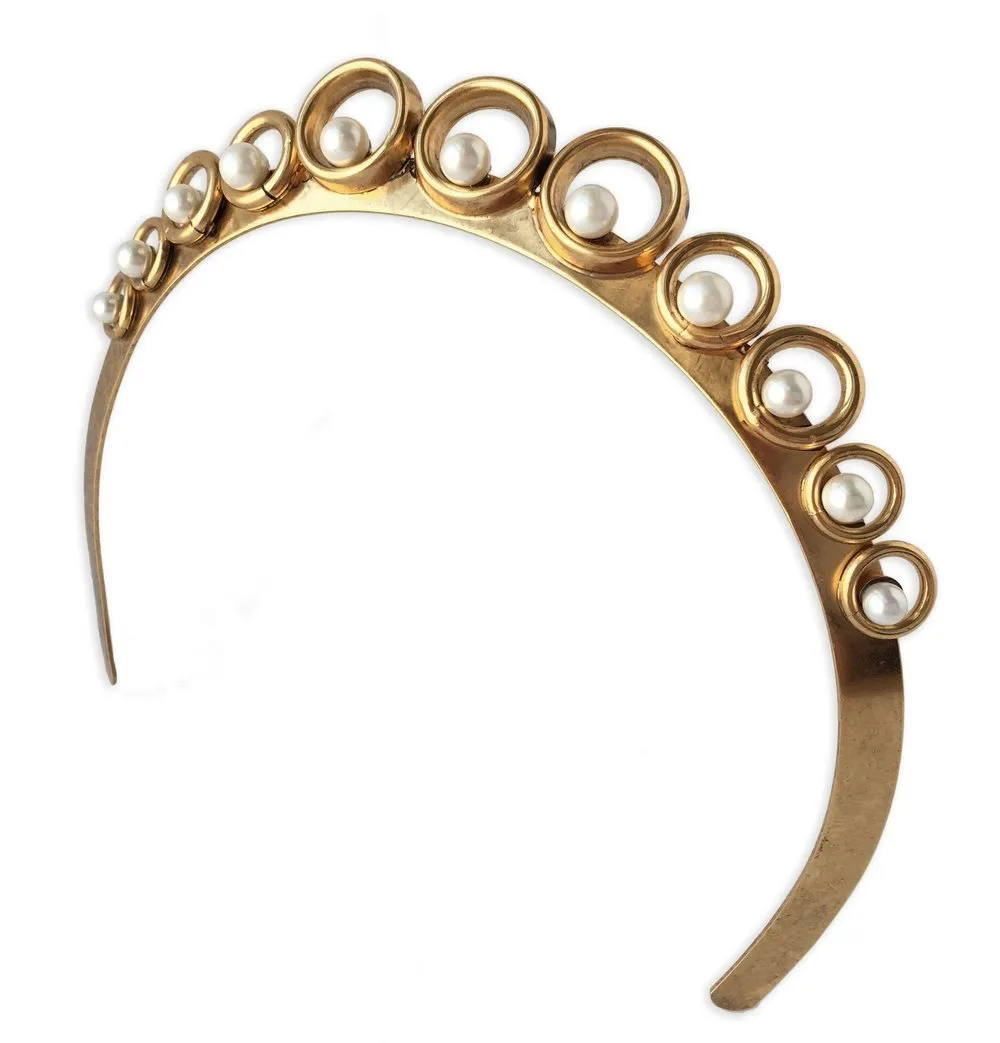 Pearl Hoop Crown