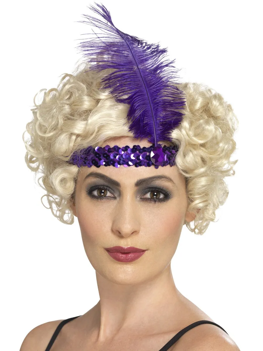 Purple Flapper Headband