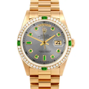 Rolex Day-Date 36mm | 18038-SLT-EMD-AM-4EMD-PRS