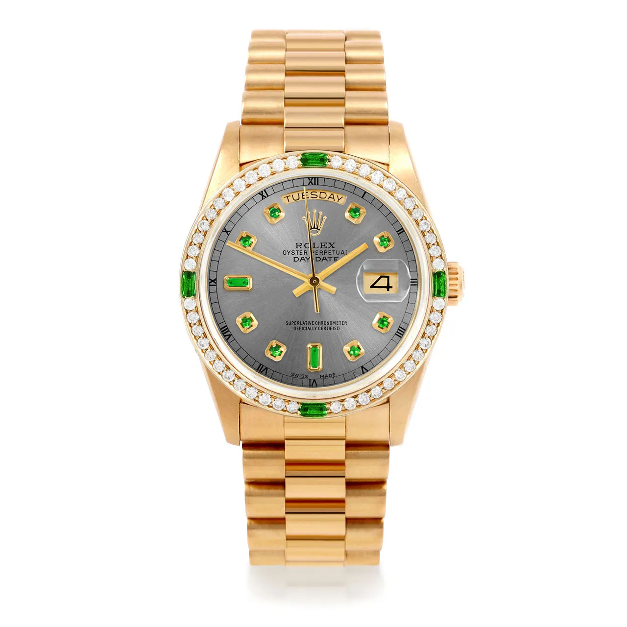 Rolex Day-Date 36mm | 18038-SLT-EMD-AM-4EMD-PRS