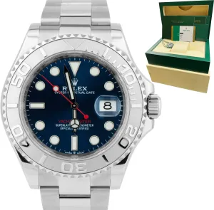 Rolex Yacht-Master 40mm Blue Stainless Steel Oyster Dive Watch 126622 BOX CARD