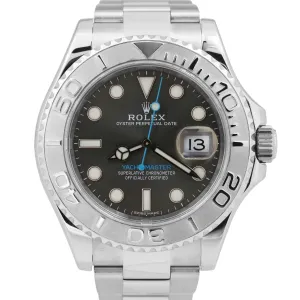 Rolex Yacht-Master Platinum RHODIUM 40mm Stainless Steel Oyster Watch 116622