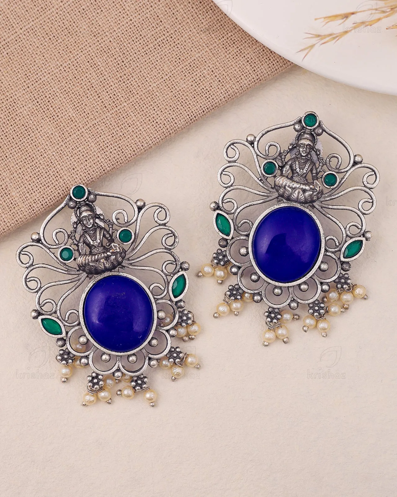 Shubhra Goddess Dangler Earrings