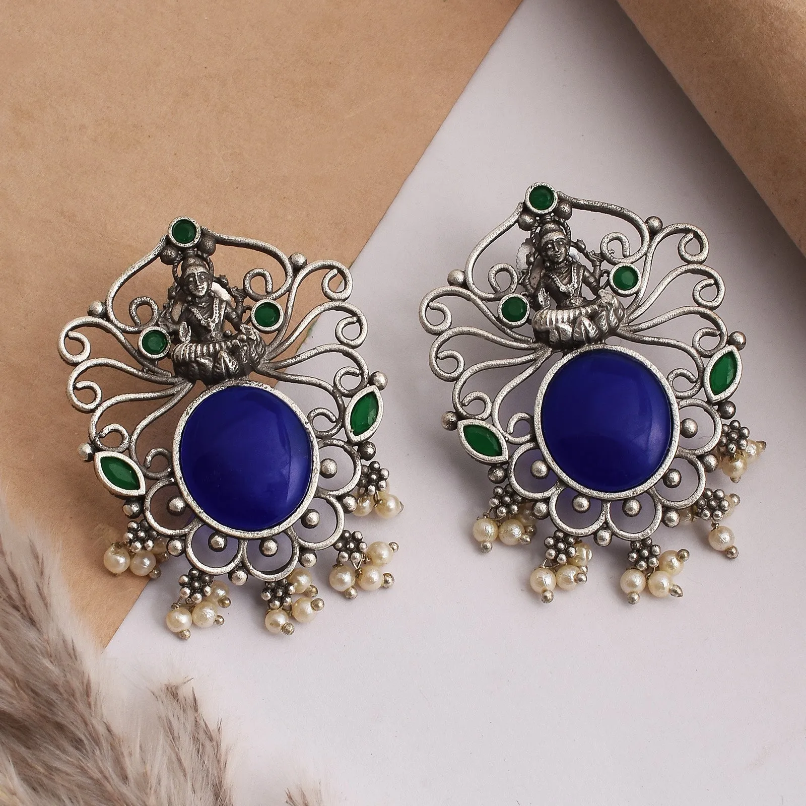 Shubhra Goddess Dangler Earrings