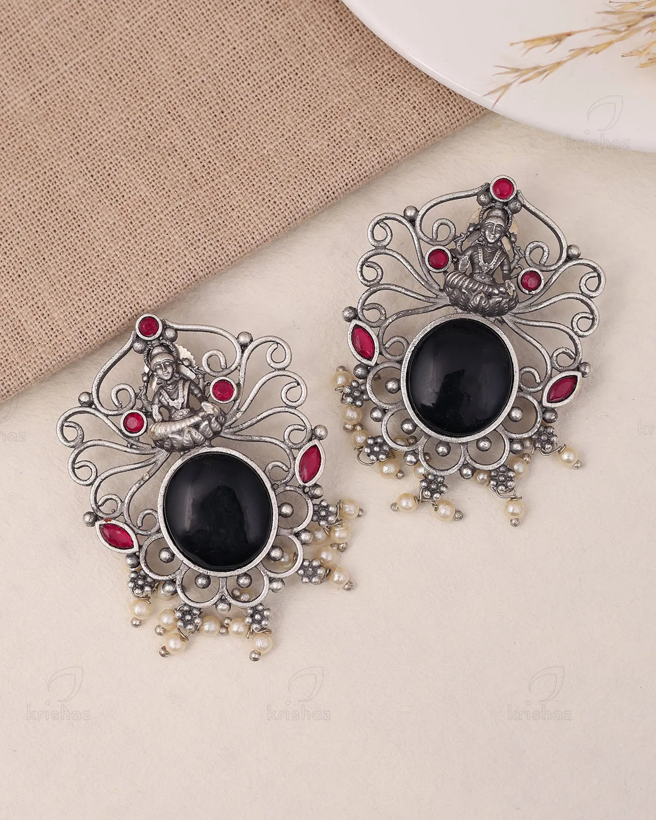 Shubhra Goddess Dangler Earrings