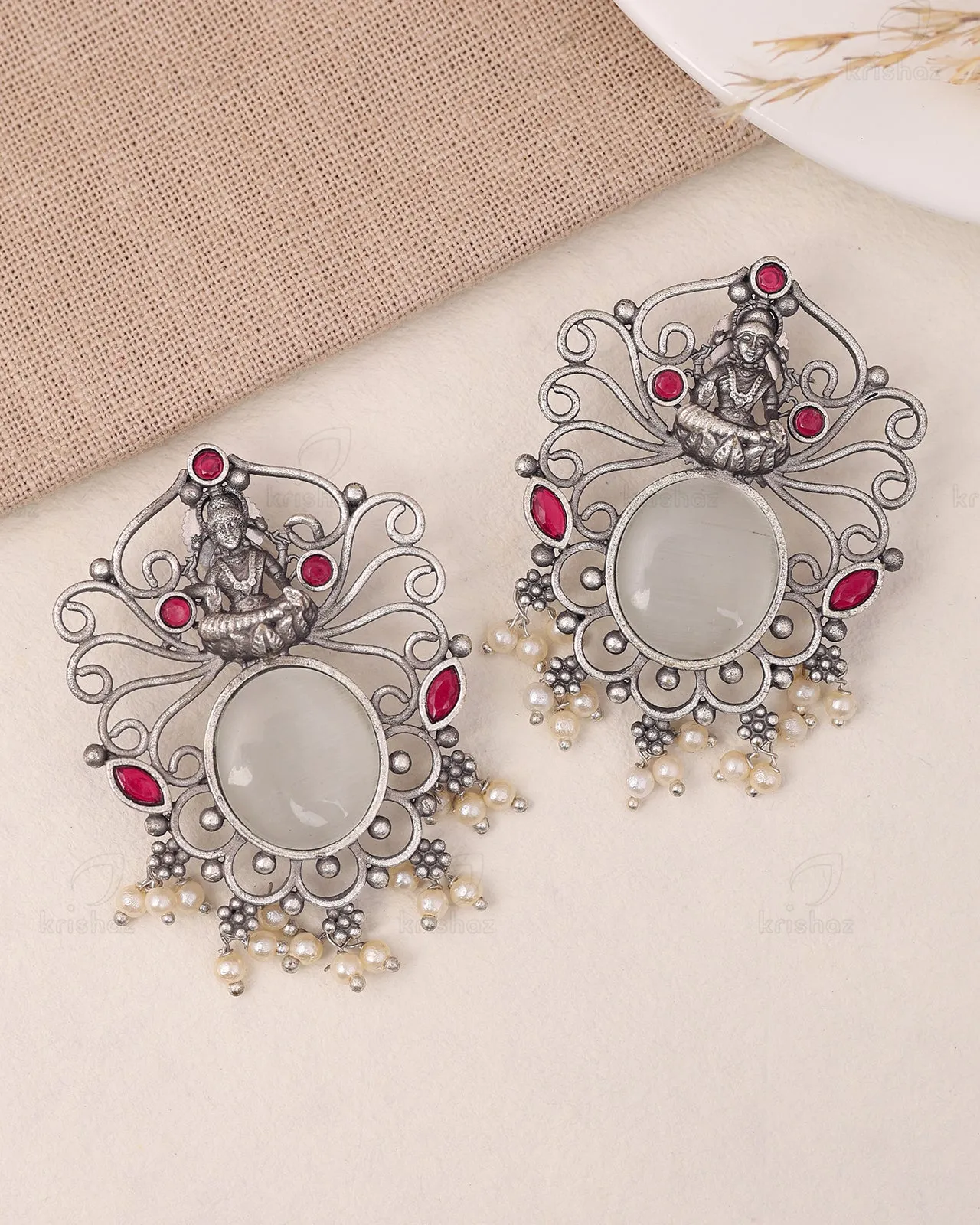 Shubhra Goddess Dangler Earrings