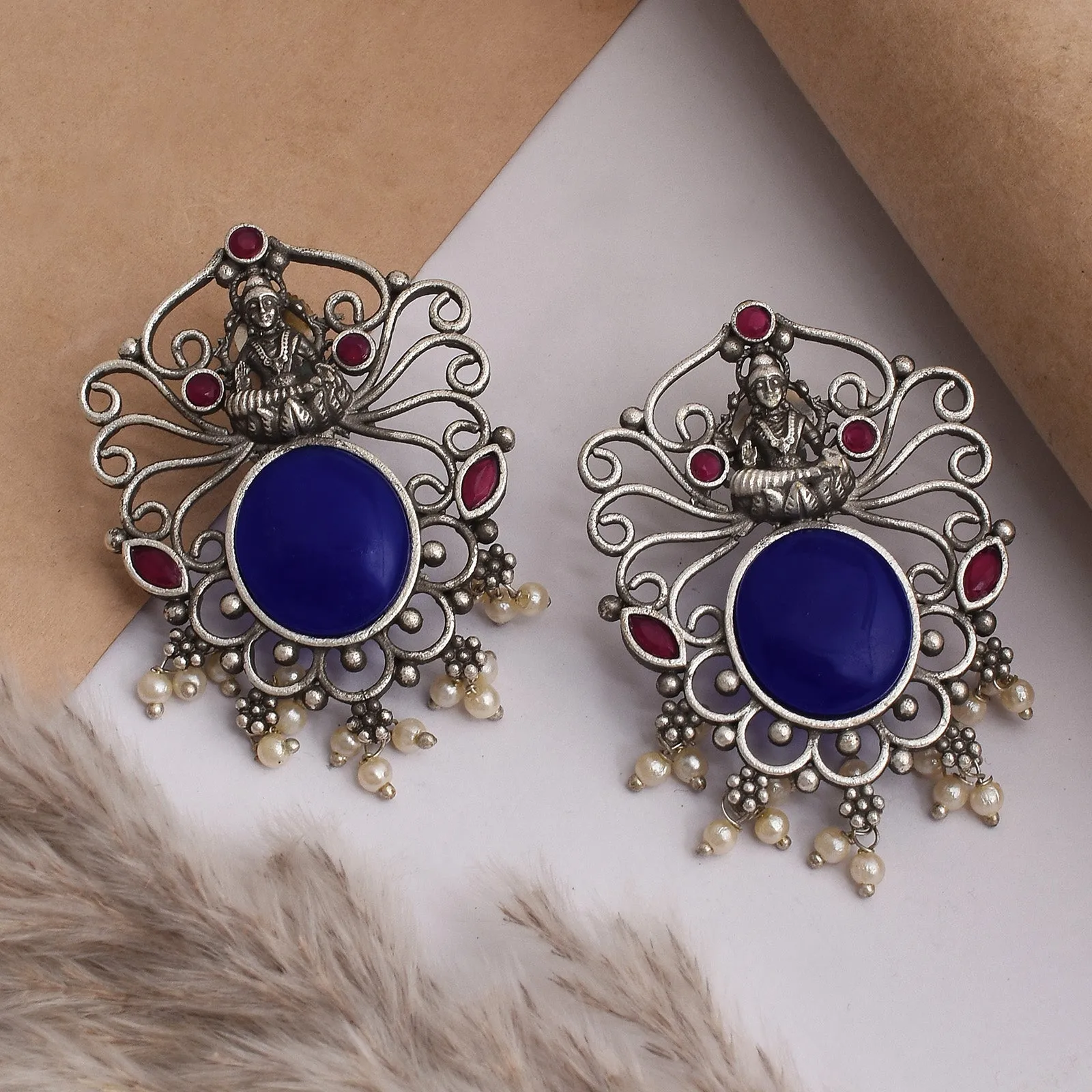 Shubhra Goddess Dangler Earrings