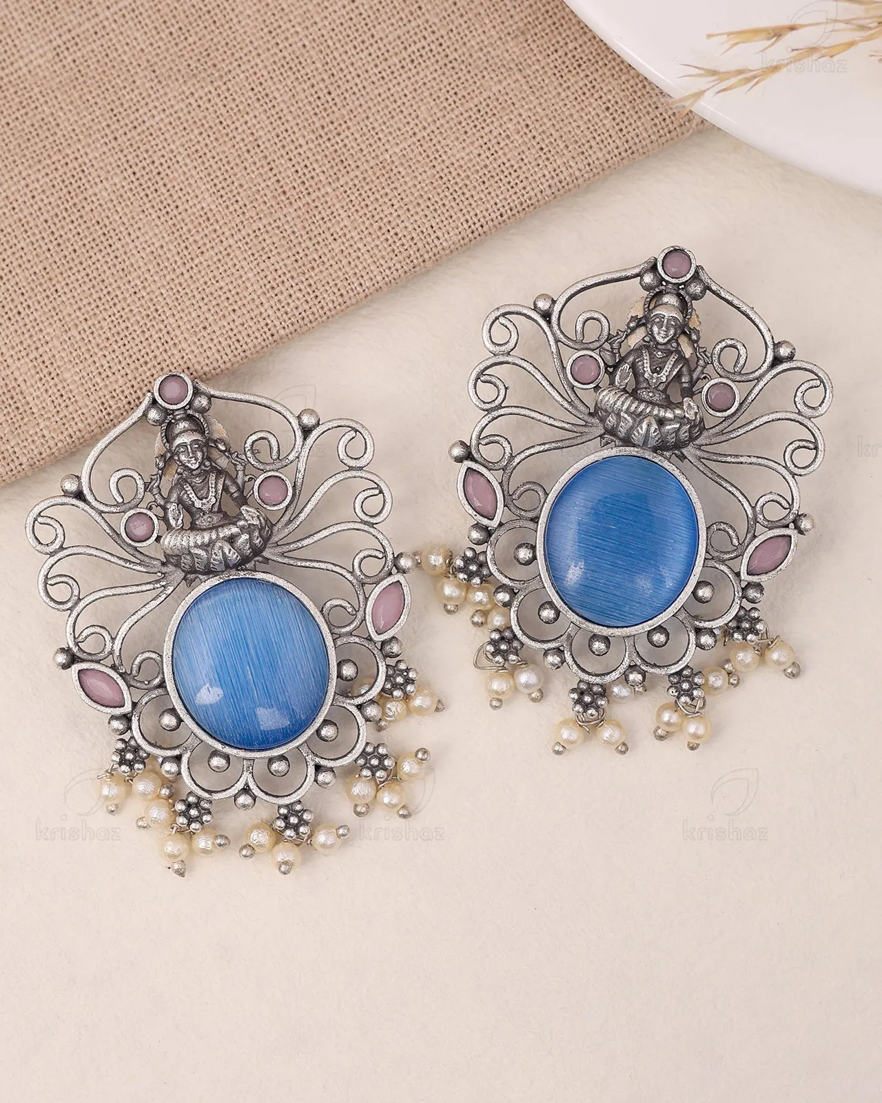 Shubhra Goddess Dangler Earrings