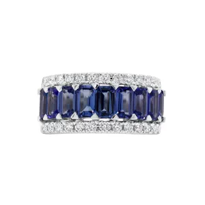 Tanzanite & Diamond Band