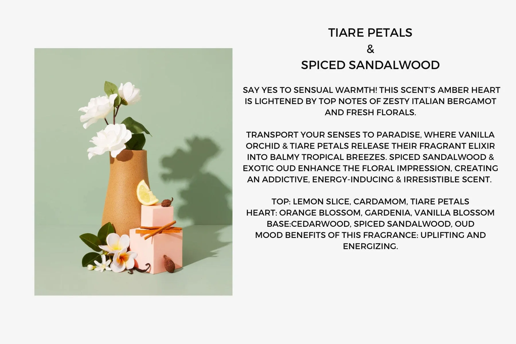 Tiara Petals & Spiced Sandalwood Splendor Gift Set Bundle