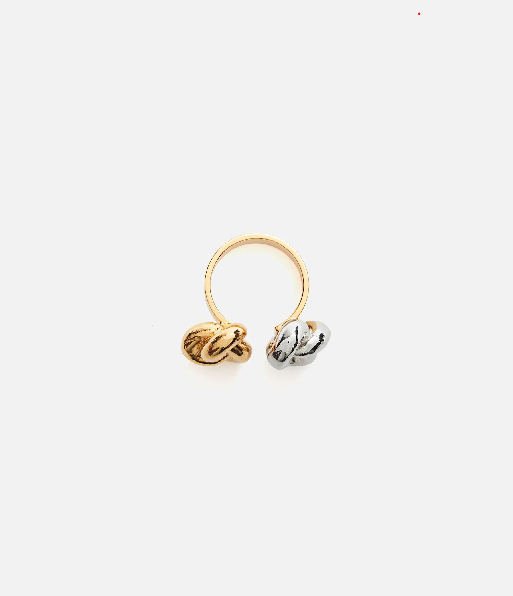 Two-Tone Knot Ring