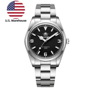 U.S. Warehouse -ADDIESDIVE 38mm Domed Crystal Explore Watch 100M (AD2112)