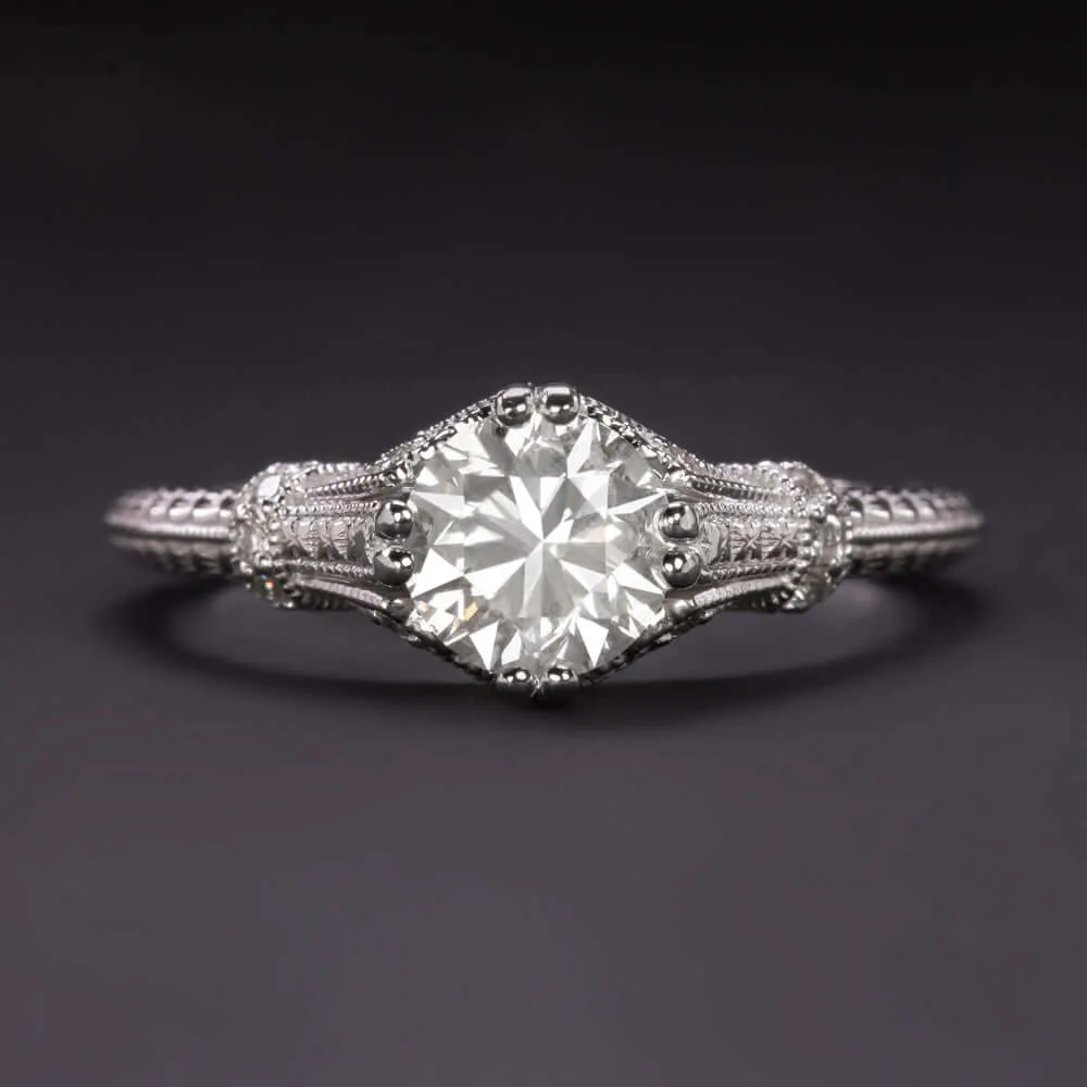 VINTAGE STYLE DIAMOND ENGAGEMENT RING SETTING ART DECO ROUND CUSHION COCKTAIL