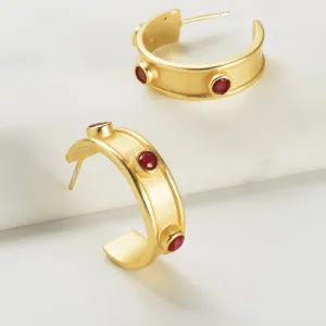 Zara Earring | Ruby